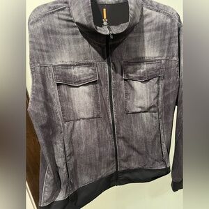 Lucy Activewear Women's indiGO Trucker Jacket, size medium